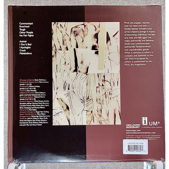 PRICK 12” Vinyl Record LP 2017 1st Pressing Limited Ed NEW Sealed near Mint* - Picture 7 of 8